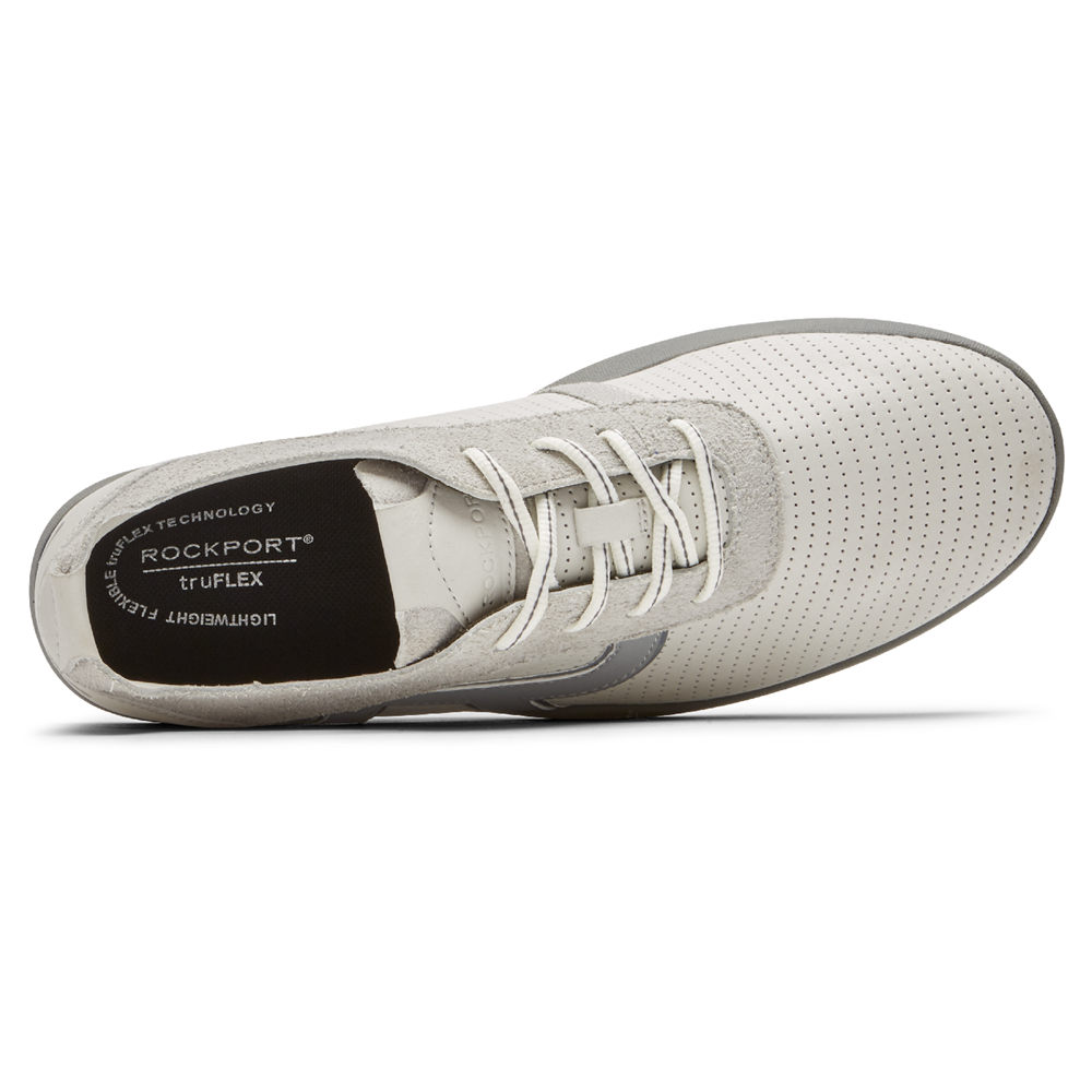 Rockport Singapore Mens Sneakers - truFLEX Fly White - JX1406537